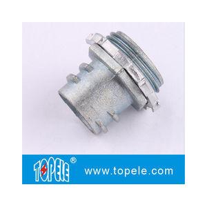 Electric Cable Wiring Flexible Conduit And Fittings / Screw in Zinc connector