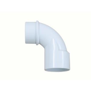 Polished PVC Elbow Fittings 2" Socket x 2" Spigot  , 90 Deg Plastic Pipe Elbow