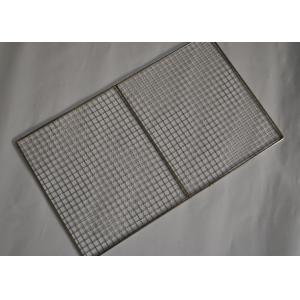 304 Stainless Steel Crimped Mesh Barbecue Grills Panels / Trays