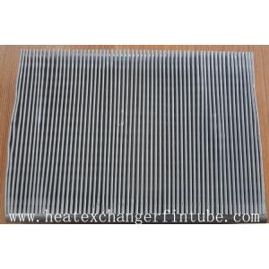 China Thermal performance Single Row Flat Fin Tube For Air Condensers CE ISO supplier