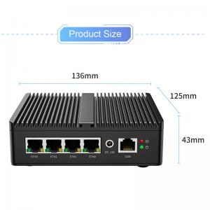China fanless embedded computer Mini Pc  N5105 DDR4 Support 4k Hd Mini PC High-performance Win10 Fanless mini pc supplier