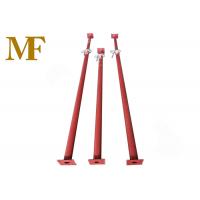 China Red Powder Coated 1.8-5m Shore Props Construction Adjustable Jack Post on sale
