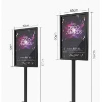 China Shopping Mall Retail Poster Display Exhibition Banner Stands Customized Service on sale