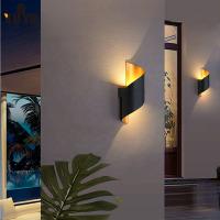 China S Shaped Outdoor Wall Lantern Sconce 3W/9W 4000K For Courtyard on sale