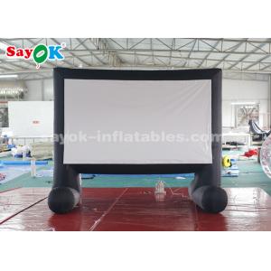 China Cinéma gonflable portatif d'écran visuel gonflable avec le ventilateur pour l'arrière-cour/parcs supplier