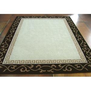 OEM Handmade Woollen Carpet , Hand Knotted Wool Rugs Eco - Friendly
