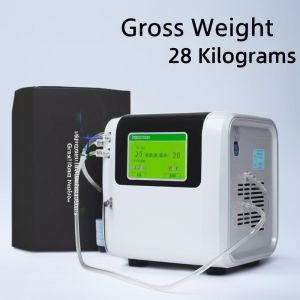 China Gross Weight 28 Kilograms Hydrogen Inhalation Machine With Daily Usage One Half Hour Per Day Packaged in Gift Box Great for Medical wholesale