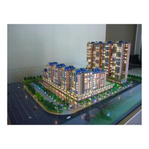 China Architectural Model of Residential Apartment Complex with Lighting for Real Estate Display Projects wholesale