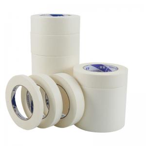 China General Purpose No Residue White Natural Rubber Indoor Painting Easy Sticky Masking Paper Tape supplier