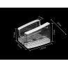 COMER Universal secure display tablet acrylic showing shelf with alarm system