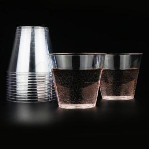China Tazas de plástico redondas transparentes de 5OZ desechables con certificación FDA / SGS para jugo en la fiesta supplier
