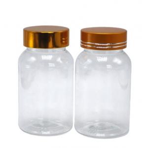 China 120ml Wide Mouth Flip Top Cap PET Bottle for Customized Pill Bottle Supplement Container supplier