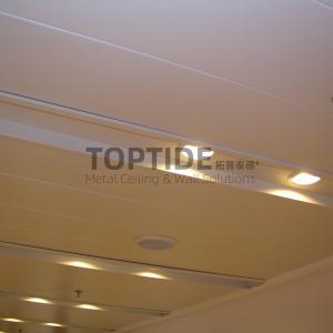 Intersecting Waterproof Metal Wall Ceiling Tiles Suspended Aluminum Laser Cutting Panel