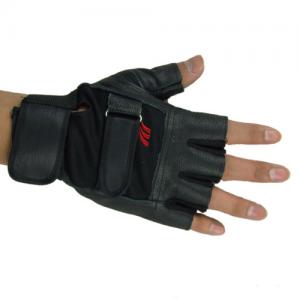 Half  Finger Tactical  Gloves,Material:Leather,Airsoft Glove Leather For Material