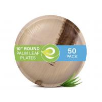 China Compostable Areca Palm Leaf Plates For Take Away on sale