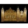 China Custom Aluminum Villa Gate Modern Design Galvanized Finish wholesale