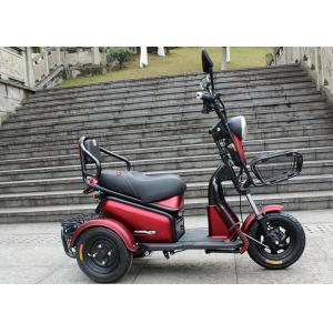 Lead Acid Battery 50km Travel Three Wheel Electric Scooter