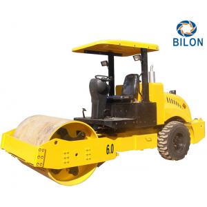 60HP 6 Ton Compactors Vibratory Smooth Drum Road Roller Back Wheel Mechanical Drive
