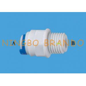 China Water Purifier 1/4'' Male Thread Quick Connect Push In Fit RO Fittings supplier