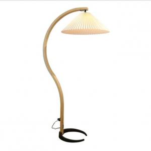 Creative Pleated Rattan Standing Lamp for bedroom living room