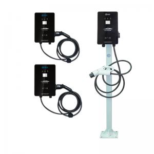 Type 2 32a Electric Vehicle Wall Charger , 7kw Rapid Charger For Electric Cars