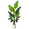 China Artificial Bird of Paradise Plant 6.8FT - Luxury Faux Palm Tree in White Planter for Indoor Office Decor wholesale