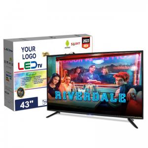 Manufacturer Smart Display 43 Inch TV Television 24 32 40 43 50 55 65 Inch LED TV with Android TV Stands