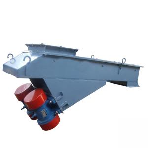 China Stone Sand Motor Vibrating Feeder Conveyor Carbon Steel Material supplier