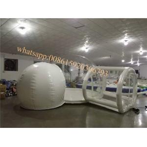China clear bubble camping  tent for sale inflatable transparent bubble tent with room transparent tent supplier