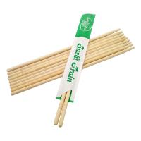 China 20cm Chinese Round Bamboo Chopstick Paper Cover Sterilization Disposable on sale