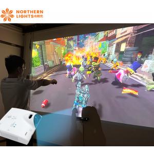 China Holographic 3400 LM Interactive Wall Projection Beam Interactive Game supplier