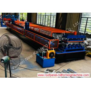 Floor Deck Making Machine Easy Operate, roll forming machine for building structure, with gera box on every stage