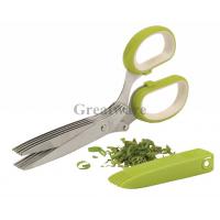 Зеленая трава Ссиссорс универсальные ножницы с 5 лезвиями и крышками нержавеющей стали