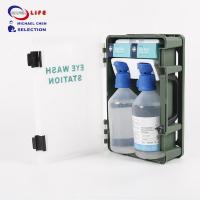 China Saferlife Wall Mount First Aid Portable Eye Wash Station Emergency Rescue CE Plastic Case on sale