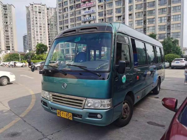 2015 Year 26 Seats Used Golden Dragon Coaster Bus , Used Mini Bus Coaster Bus