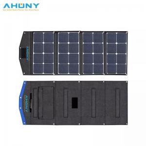 China ETFE 100 Watt Foldable Solar Panel Kit lightweight Portable Solar Charger For Camping supplier