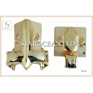 Plastic Casket Corner Coffin Decoration Star Set Style With 66cm Short Steel Bars