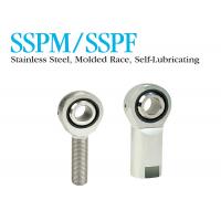 China Stainless Steel Spherical Bearing Rod Ends , SSPM / SSPF Metric Ball Joint Rod Ends on sale