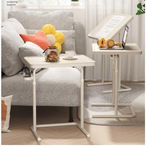 China Customized White Metal Desk Manual Adjustable Revolving Waterproof Desktop for Study wholesale