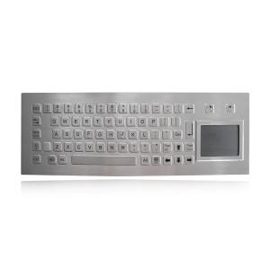 China Explosion Proof 68 Keys Stainless Steel Keyboard With Ruggedized Touchpad supplier