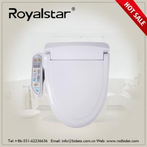China Open Front Heated Toilet Seat Cover , Heated Commode Seat Built In Seat Sensor wholesale