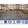 China 3.5mm Q345 Material Electric Power Pole 2 Sections with Climbing Rung wholesale