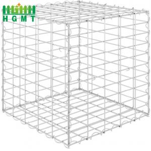 Galvanized Steel 1mx0.5mx0.5m Gabion Wire Mesh Basket For Retaining Walls