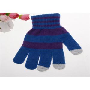 China Soft Touchscreen Winter Gloves Plain Knitted Technics Fit Couple Partner supplier