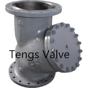 China API Flanged Cast Steel Industrial Y Strainer Ansi Y (Wye) Type Filter CLASS 150 LB / 150# supplier