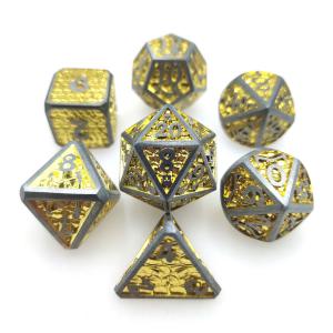 China Pokemon Card Dice Sets Polyhedral Luxury 7 Pcs Set Pokemon Card Booster Box For Dnd Game supplier