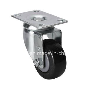 Edl Medium 3" 110kg Plate Swivel PU Caster Z5713-67 for Food and Beverage Processing