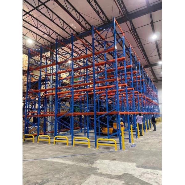 Q235B Or Q345 Steel Drive In Storage Racks LIFO Storage Warehouse Racking System