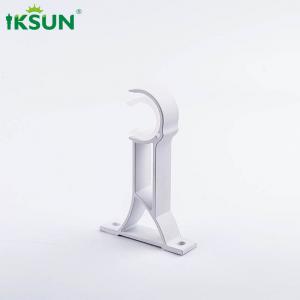 Metal Alloy Curtain Mounting Bracket , Curtain Pole Holder With Anodized Painting