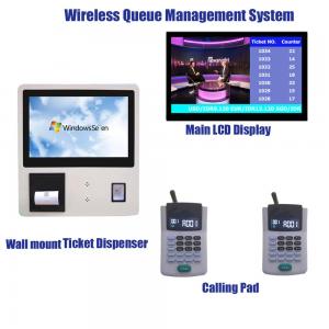 Bank/Hospital/Clinic Service Counter 15.6 inch Wall Mount Wireless Queue Management Token Numbering Display Q System